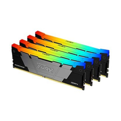 KINGSTON DIMM DDR4 64GB (Kit of 4) 3200MT/s CL16 1Gx8 FURY Renegade RGB