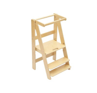 Skládací rostoucí učící věž Moon 92 cm, přírodní (natur)