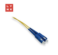 LYNX duplexní patch kabel SM, OS2, SC/SC, 9/125µm, 1m
