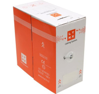 FTP kabel LYNX, Cat5E, drát, LS0H, DCa, šedý, 305m