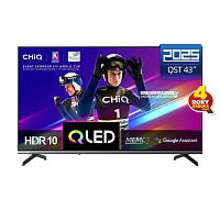 BAZAR - CHiQ U43QST TV 43", UHD, QLED, ultratenká, Google TV, DLG 120 Hz, Dolby Audio, Frameless, metalická - Poškozený