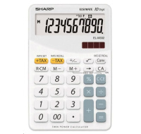 SHARP kalkulačka - EL-M332BWH - bílá