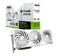 ASUS VGA NVIDIA GeForce RTX 5070 Ti TUF GAMING 16GB OC WHITE, 16GB GDDR7, 3xDP, 2xHDMI