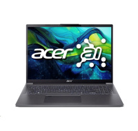 ACER NTB Aspire 16 (A16-71M-59P8),Ultra5-115U,16"WUXGA,16GB,512GB SSD,Intel Graphics,Linux,Gray
