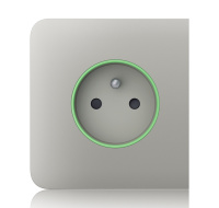 Ajax  SideCover (smart) - Boční kryt zásuvky, horizontální, ústřicová