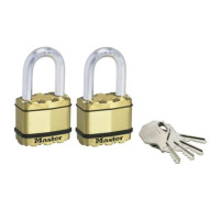 Master Lock Mosazný visací zámek  Excell - 50mm (2 ks / blistr)