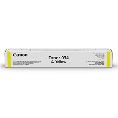 Canon TONER  034 žlutá pro iR-C1225 (7 300 str.)